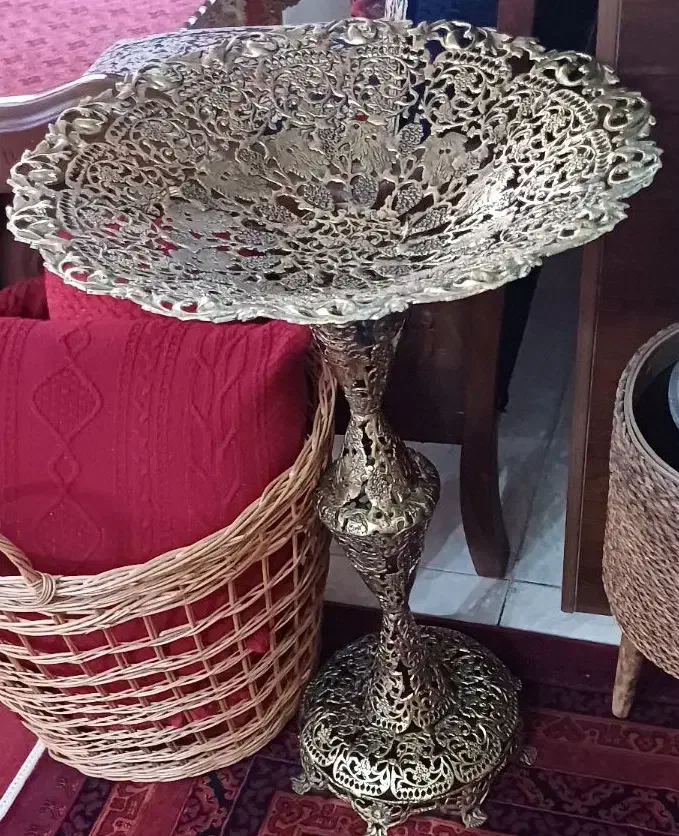 میوه خوری کنار سالنی برنجی|ظروف سرو و پذیرایی|کرمان, |دیوار