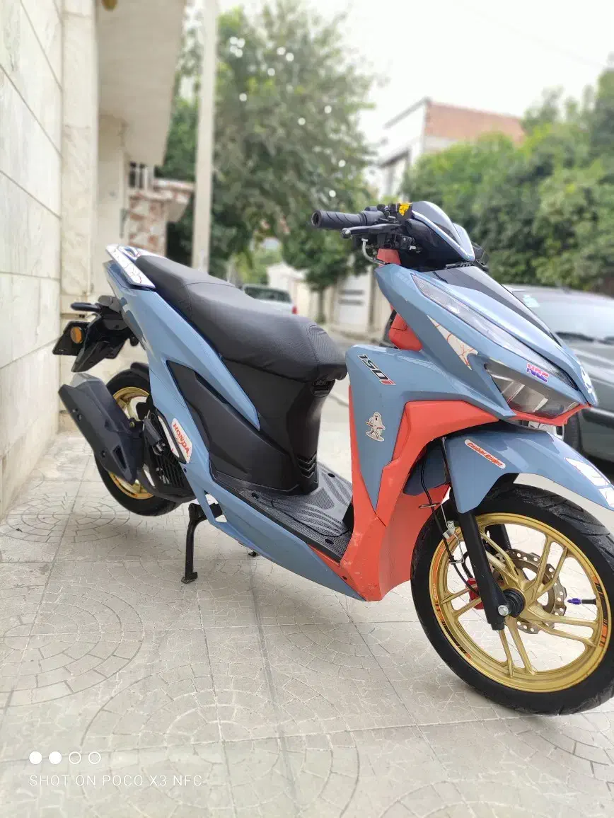 کلیک 150 آیروکس بنلی هندا|موتورسیکلت|گنبد کاووس, |دیوار