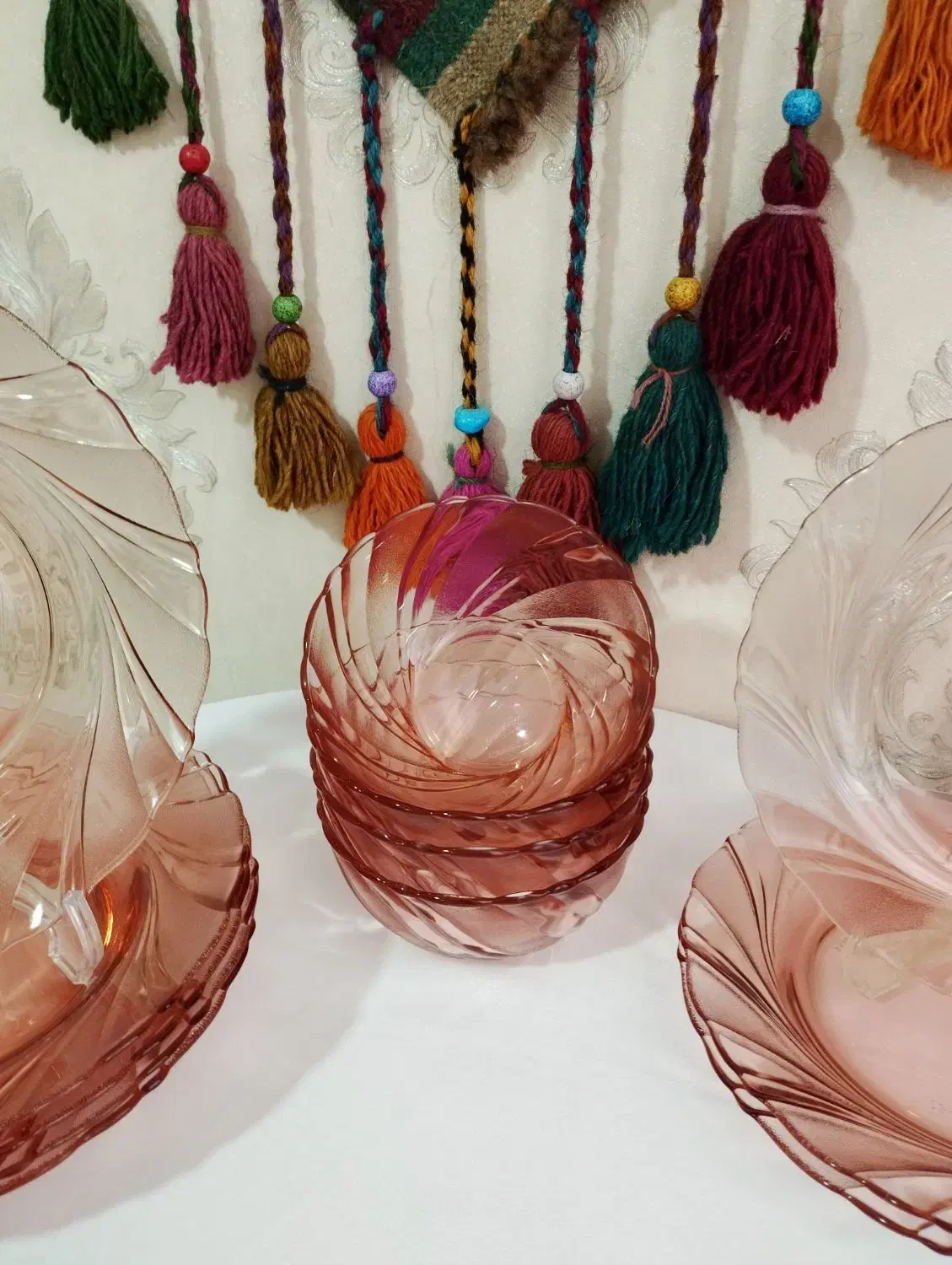 ورکوفرانسه صورتی|ظروف سرو و پذیرایی|اندیشه, اندیشه فاز ۲|دیوار