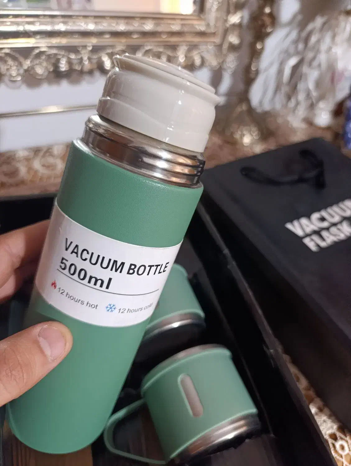 vacuumbottle فلاسک یک لیتری|ظروف نگهدارنده، پلاستیکی، یکبارمصرف|سنقر, |دیوار