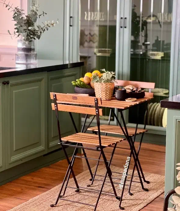 میز و صندلی تاشو پلی وود،تراس،بالکن،کافه،آشپزخانه|میز و صندلی غذاخوری|وحیدیه, |دیوار