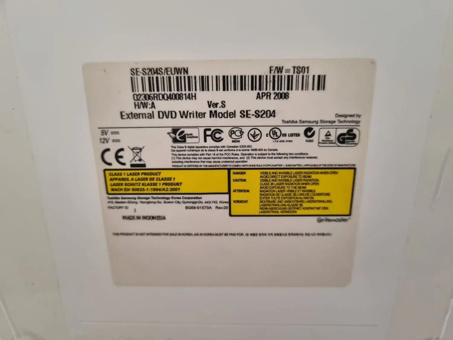 DVD ‌ رایتر اکسترنال سامسونگ|قطعات و لوازم جانبی رایانه|اردبیل, |دیوار