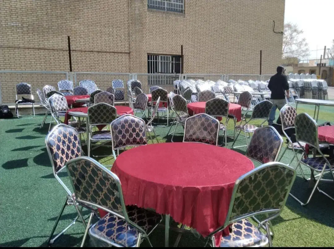 اجاره صندلی تاشو VIP میز شام مراسماتی|خدمات پذیرایی، مراسم|زاهدان, |دیوار