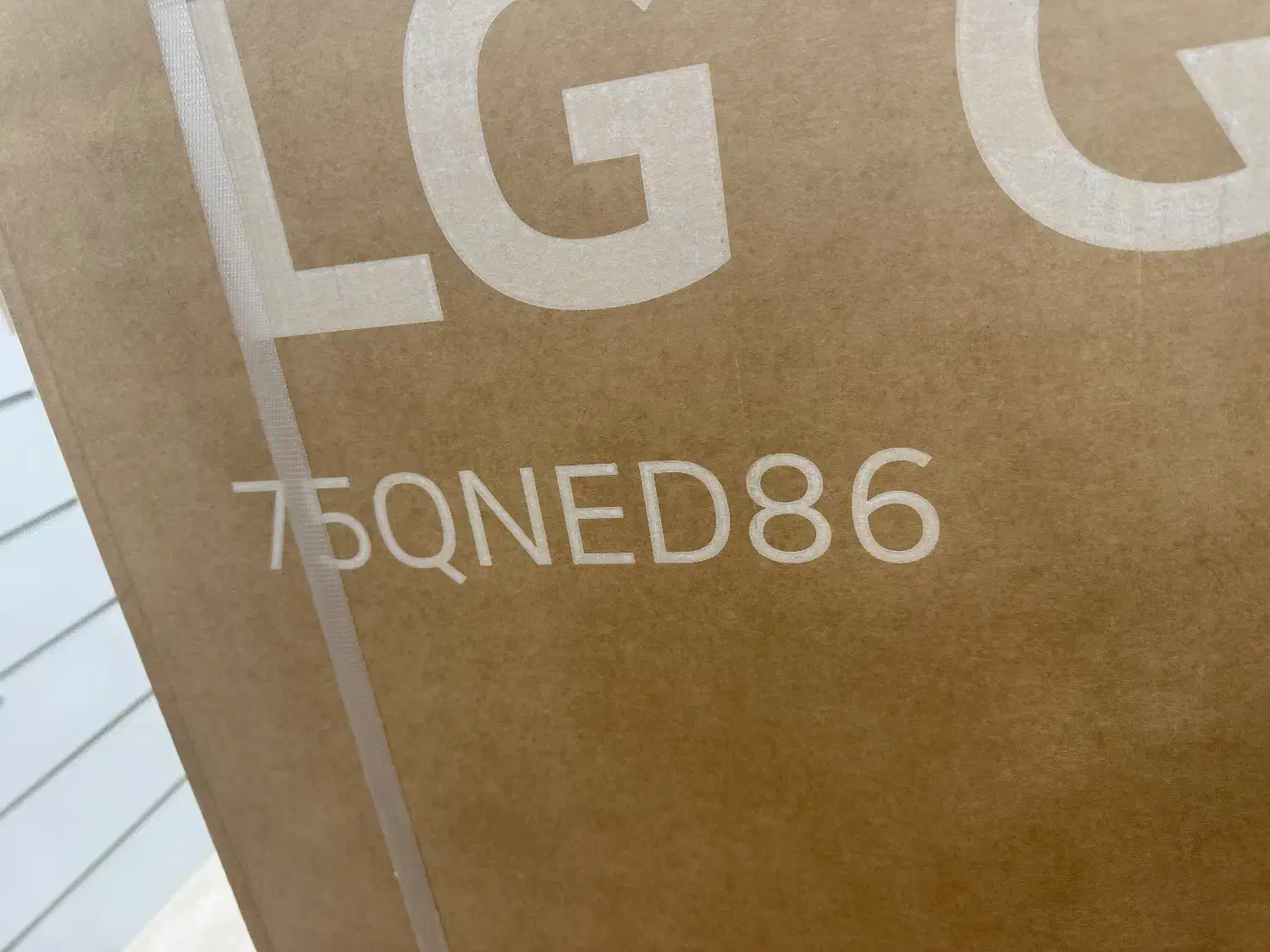 تلویزیون ال جی  ۷۵اینچ نانوسل  مدل Qned86.|تلویزیون و پروژکتور|قشم, |دیوار