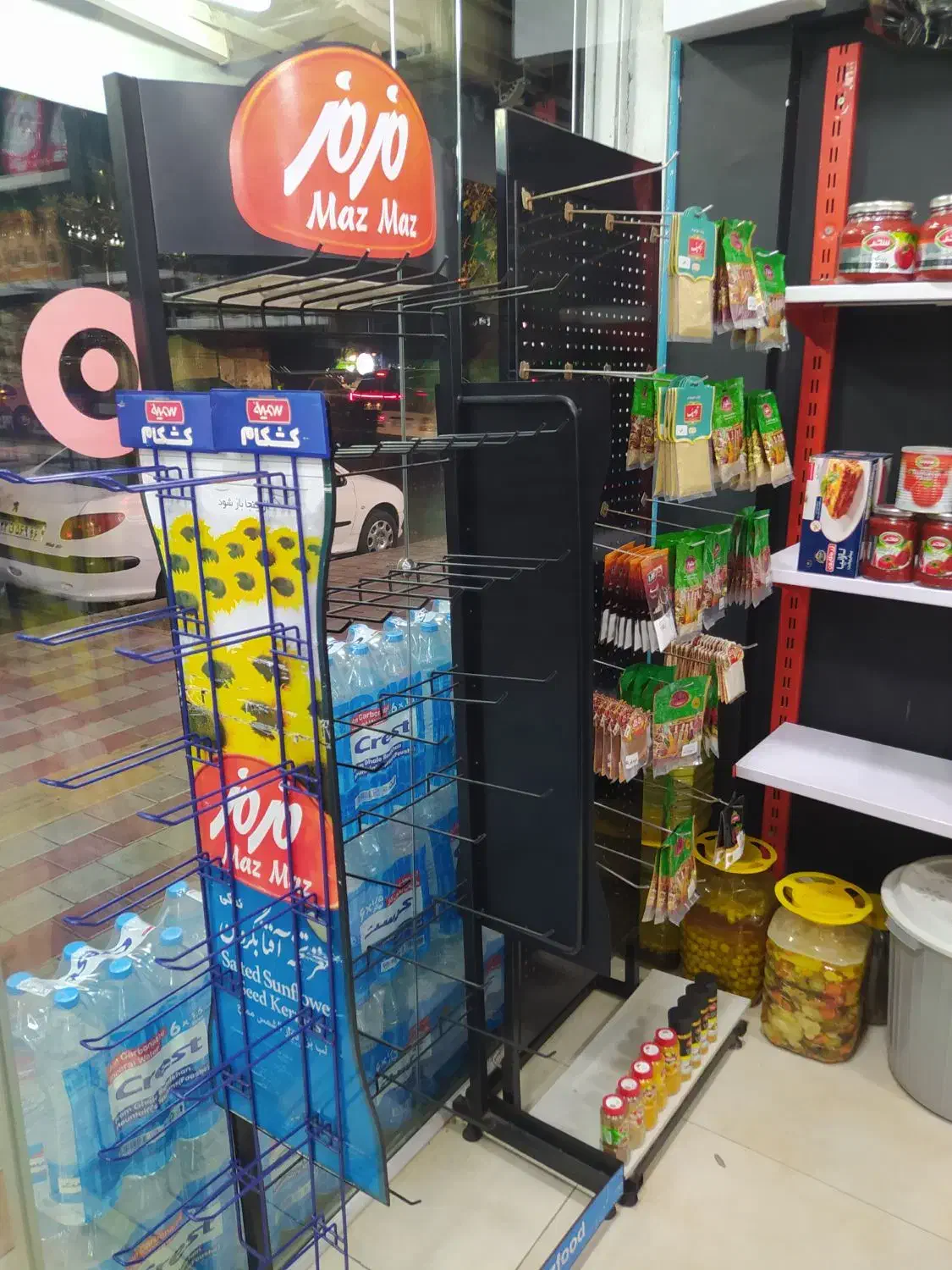 استند ادویه جات و تنقلات در حد نو|فروشگاه و مغازه|رشت, رودباری|دیوار