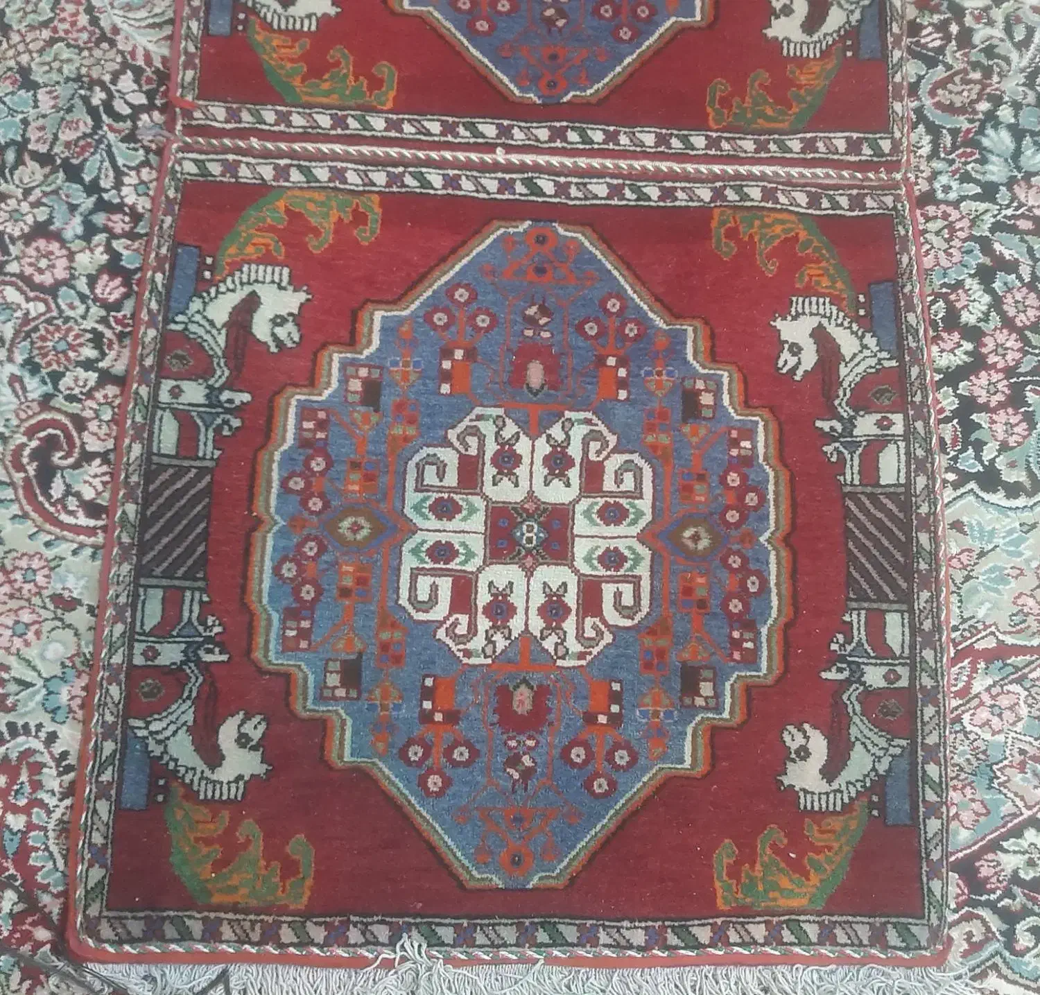 قالیچه دستباف|فرش|کرمان, |دیوار