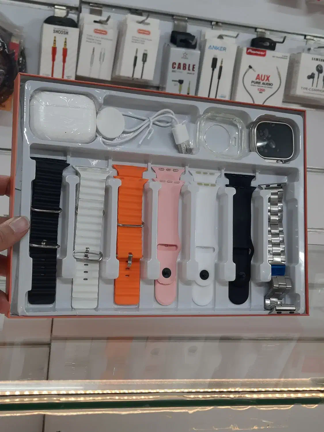 اپل واچ ساعت هوشمند ۷بند+ایرپادپرو/اولترا واچ|ساعت|کرج, خرمدشت|دیوار