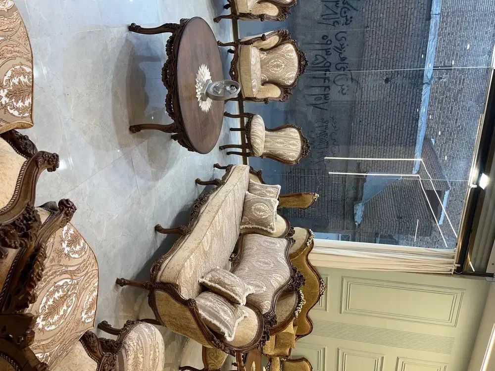 مبل مدل شاه نشین|مبلمان خانگی و میز عسلی|بناب, |دیوار