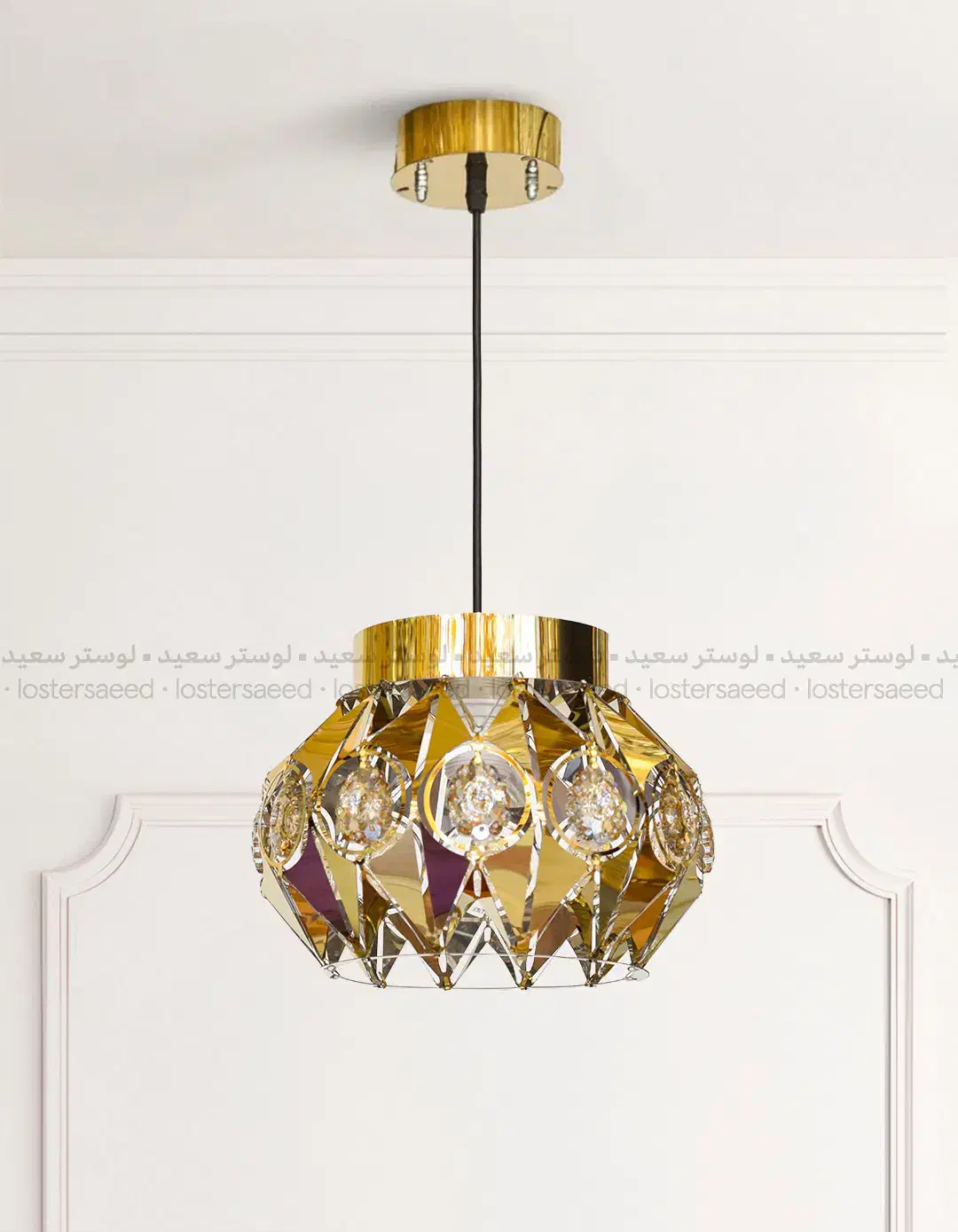 لوستر مدرن اویز اشپزخانه و اتاق خواب استیل تک شعله|لوستر و چراغ آویز|تبریز, |دیوار