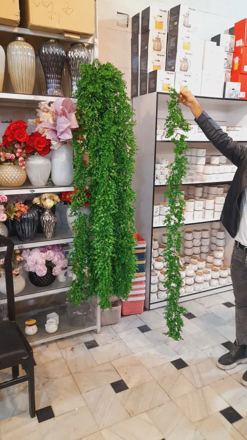 شمشادهای اویزی ۱۷۰ سانتی اک|گل مصنوعی|قم, شهرک فاطمیه|دیوار