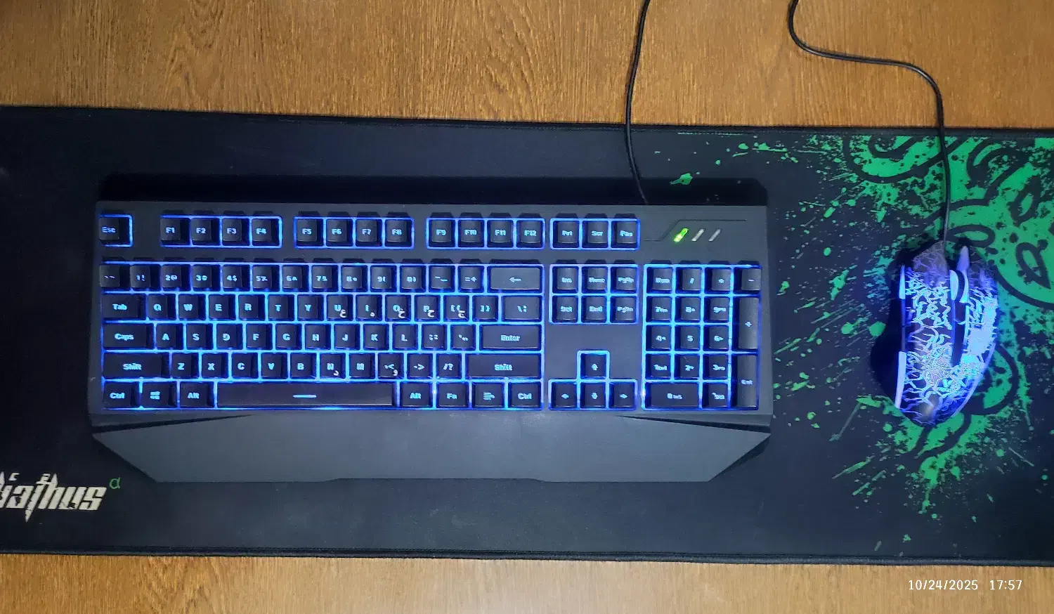 کیبورد و موس گیمینگ رپو v120s|قطعات و لوازم جانبی رایانه|تهران, سازمان برنامه شمالی|دیوار