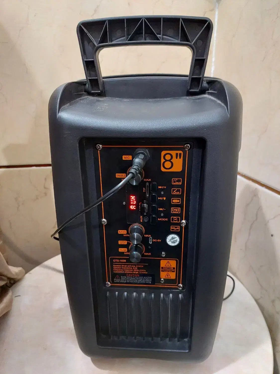 اسپیکر فلش خور با میکروفن و کنترل فقط ۱۵۰۰|سیستم صوتی خانگی|خرمشهر, |دیوار