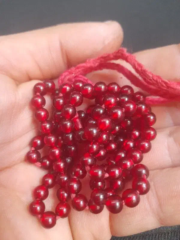 تسبیح طرح ساده یاقوت رنگ قرمز|زیورآلات و اکسسوری|کرمانشاه, |دیوار