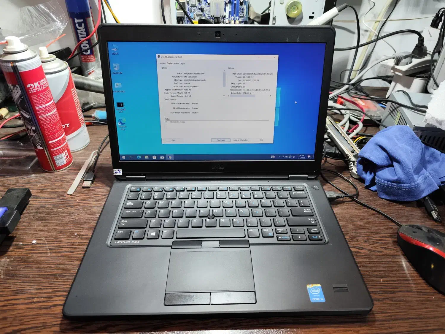 لپتاپ دل ۵۴۵۰ ۱۴ اینچ|رایانه همراه|نیشابور, هفده شهریور|دیوار