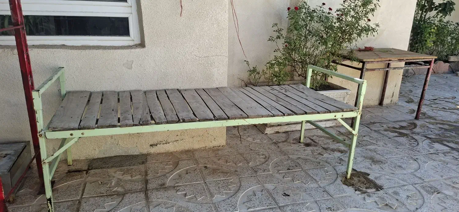 تخت فلزی تا شو|تخت و سرویس خواب|ایلام, |دیوار