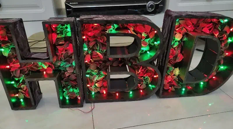 HBD رقص نور|ریسه و چراغ تزئینی|نیشابور, فردوس شمالی|دیوار