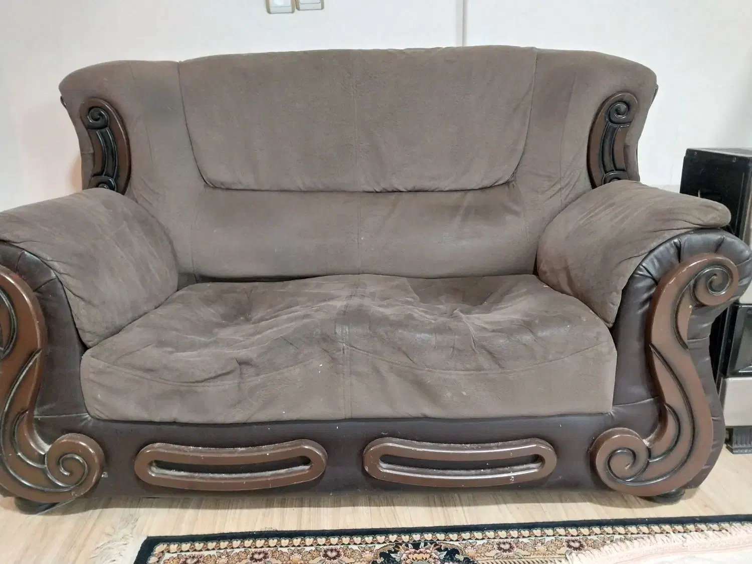 مبل قهوه ای|مبلمان خانگی و میز عسلی|رفسنجان, |دیوار