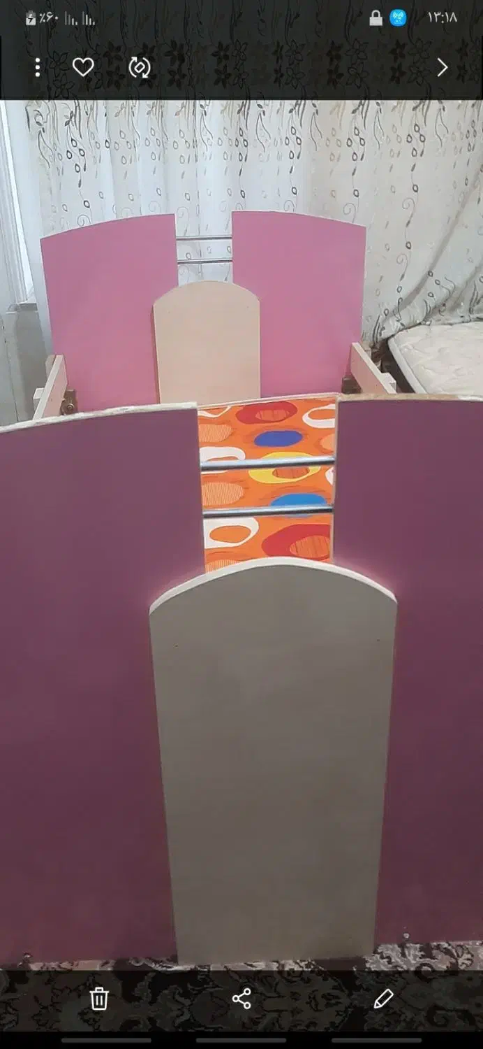 تخت و کمد بچه|تخت و سرویس خواب|شیراز, شهدای شهرک سعدی|دیوار