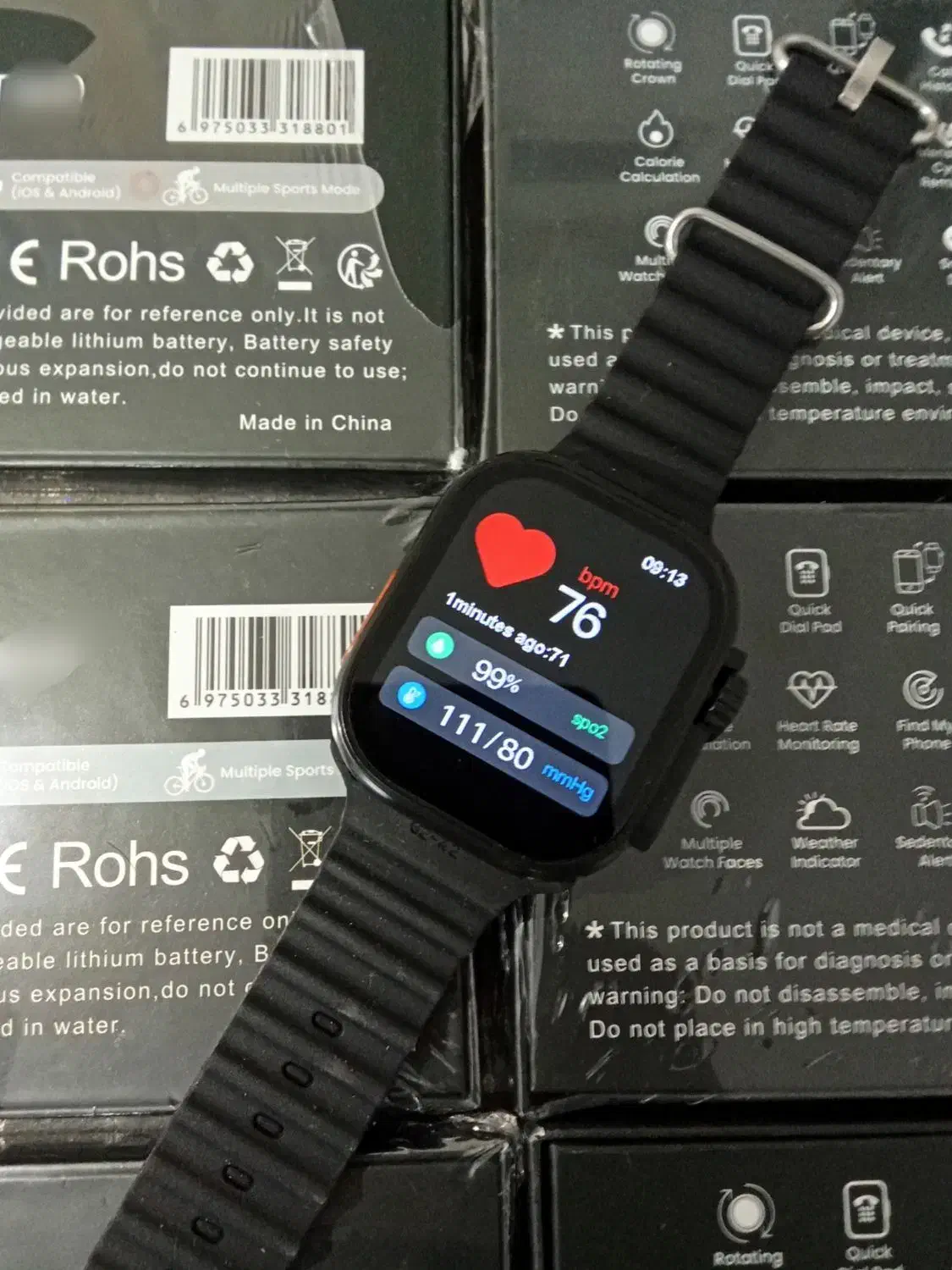 ساعت هوشمند  Ultra3 سفارش آلمان+ بند استیل فلزی|ساعت|کرج, کیانمهر|دیوار