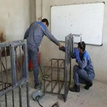 جوشکاری ، سقف شیروانی ، وال پست|خدمات پیشه و مهارت|سمنان, |دیوار