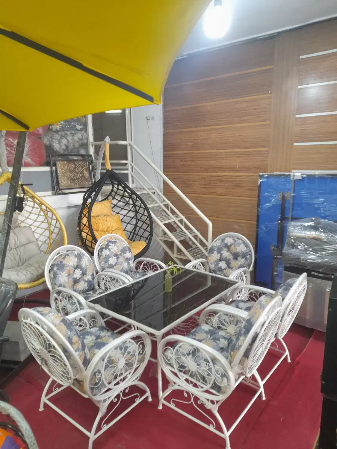 مدل بیضی ویلایی باغی حیاطی میز صندلی|مبلمان خانگی و میز عسلی|خمینی‌شهر, |دیوار