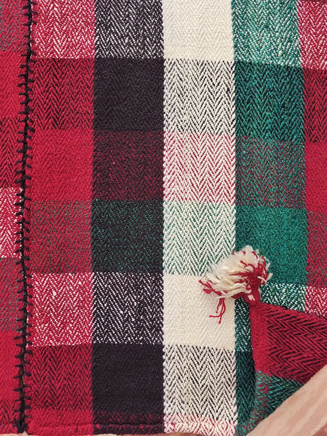 جاجیم (ماشته) دست بافت|گلیم، جاجیم، گبه|رباط‌کریم, پرندک|دیوار