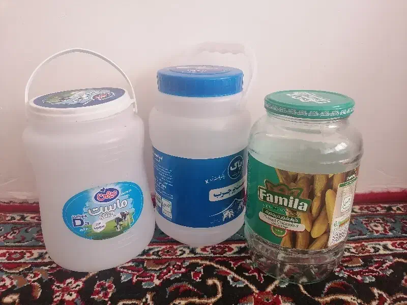 دبه|ظروف نگهدارنده، پلاستیکی، یک‌بارمصرف|تربت‌حیدریه, شهرک ولیعصر|دیوار