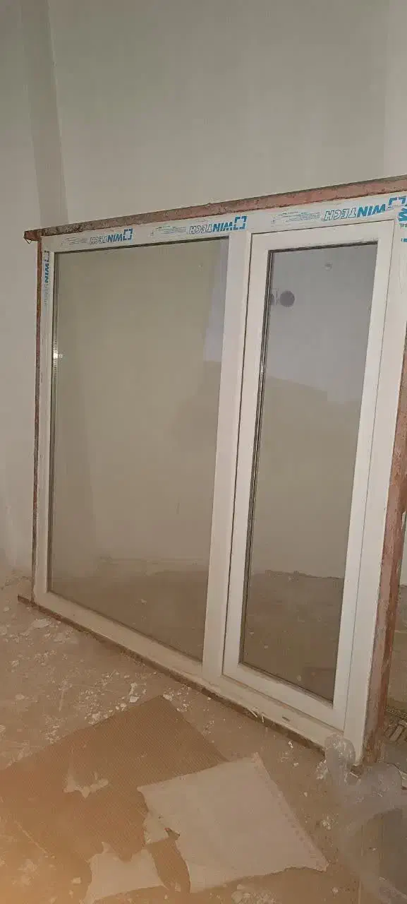 درب و پنجره دوجداره pvsدست دوم|مصالح و تجهیزات ساختمان|آبیک, |دیوار