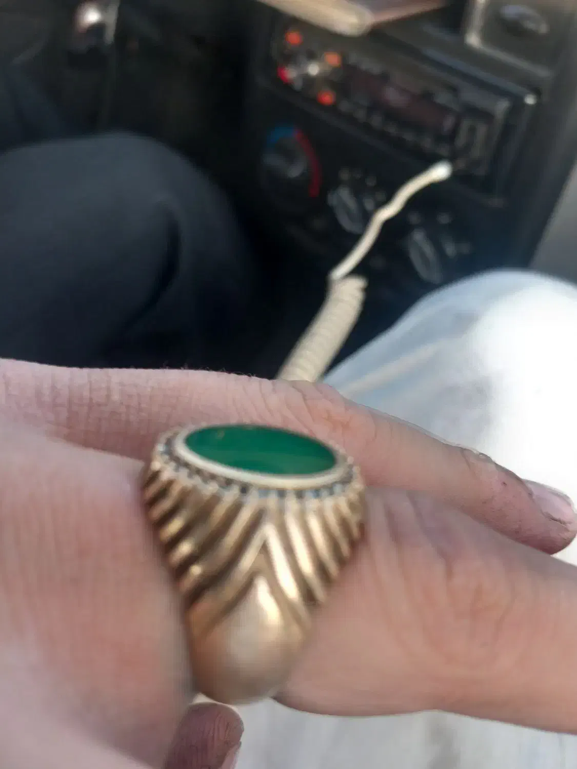 انگشترنقره باباغوری وانگشترطلاروس|جواهرات|محمدشهر, محمدشهر|دیوار