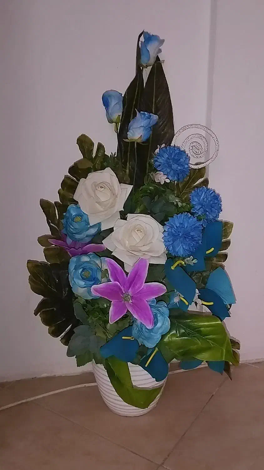 گلدان گل مصنوعی|گل مصنوعی|مشهد, موسوی قوچانی|دیوار