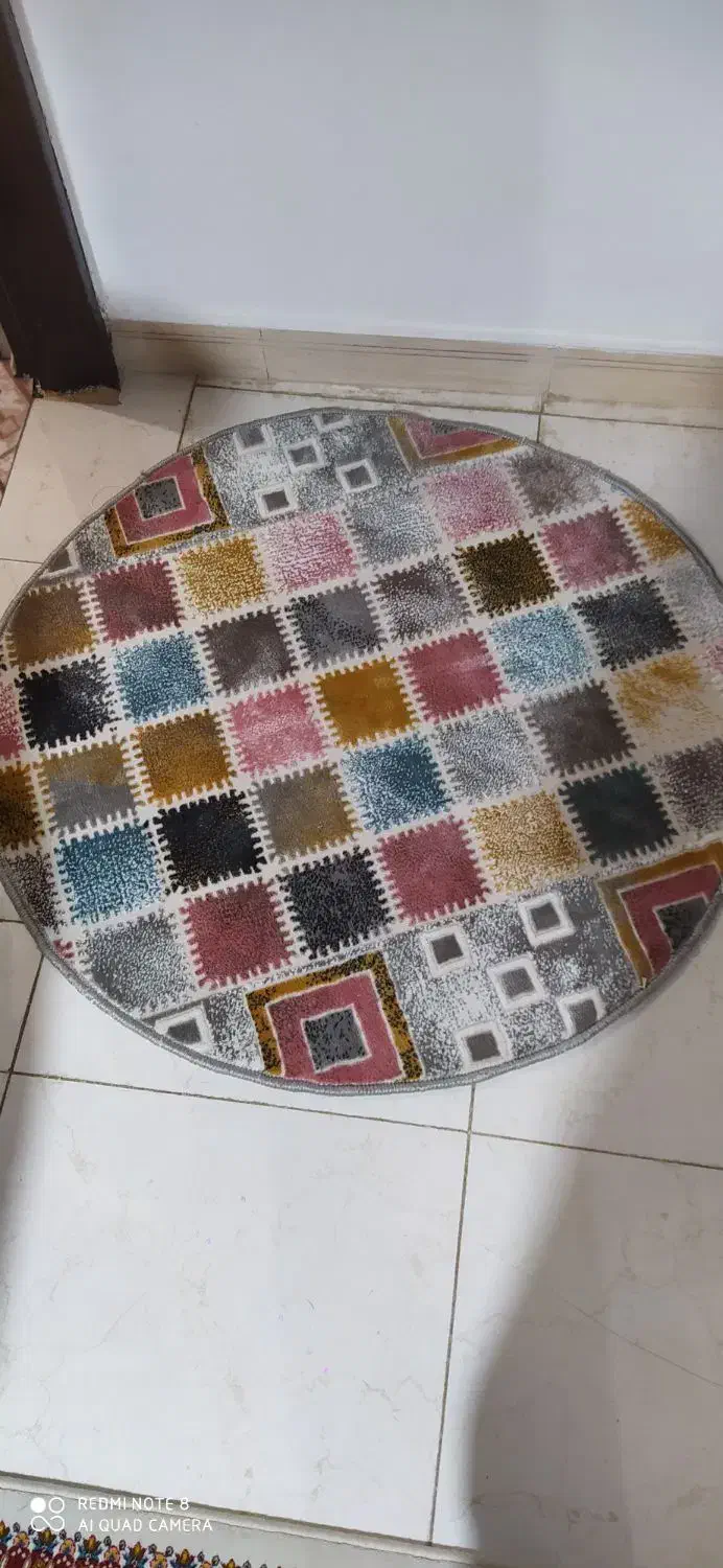 فرش گرد مدل آذین|پادری|رشت, کوی مهر|دیوار