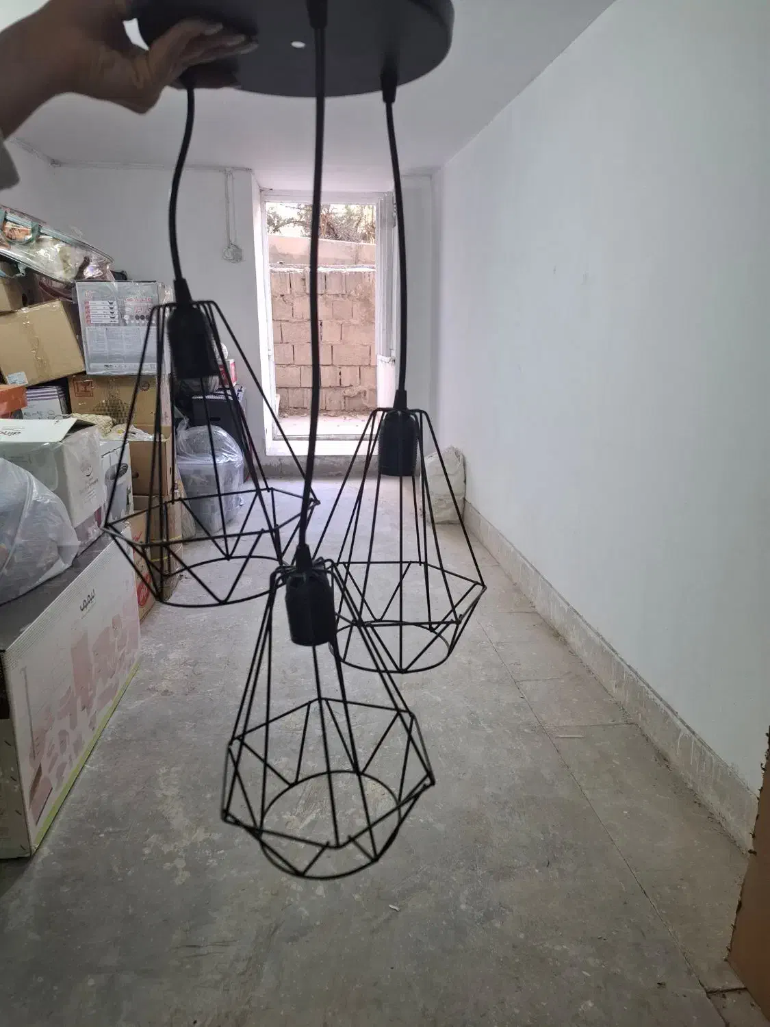 لوستر اتاق وآشپزخانه خانه|لوستر و چراغ آویز|اصفهان, کوی امام|دیوار