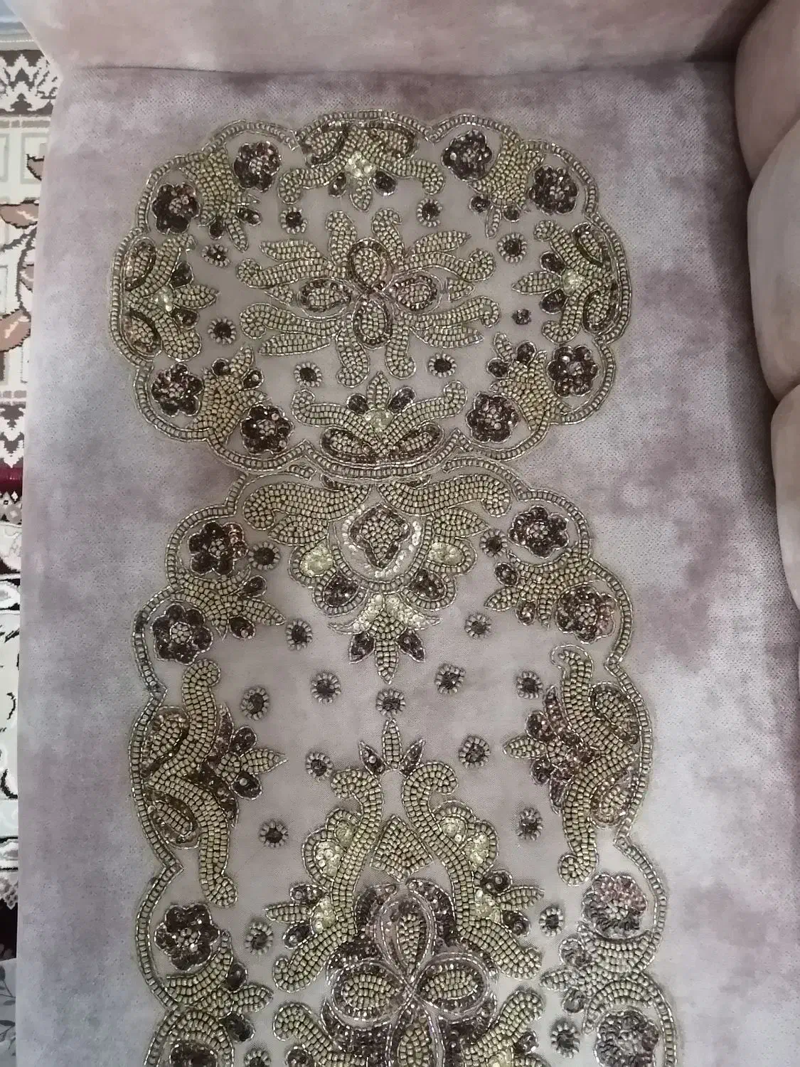 رومیزی|پرده، رانر، رومیزی|قم, وادی السلام|دیوار