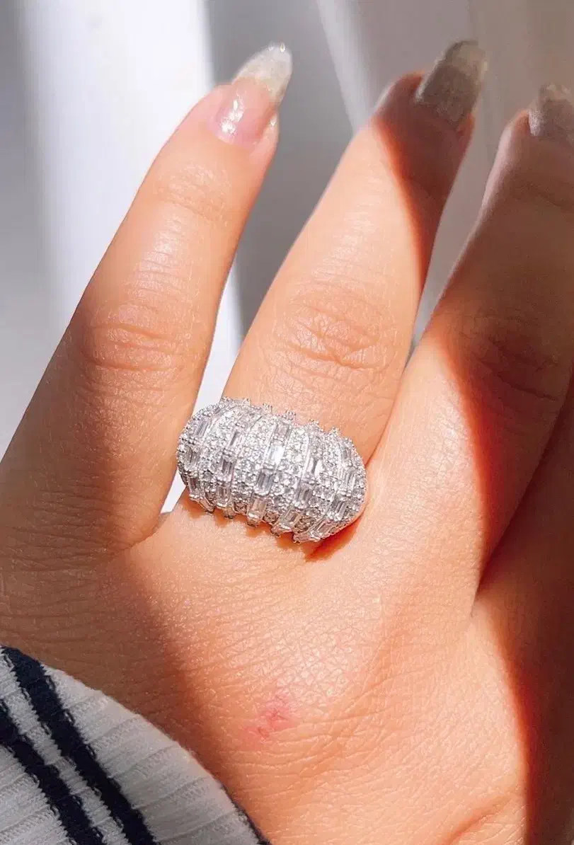 انگشتر جواهر تمام نقره مدل الیزا|بدلیجات|تبریز, |دیوار