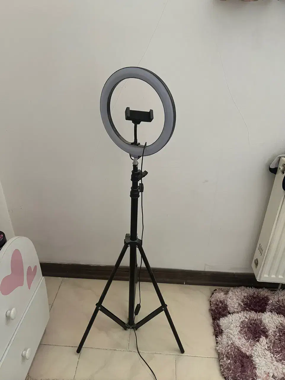 رینگ لایت قوی سه حالته|دوربین عکاسی و فیلمبرداری|قم, پردیسان|دیوار