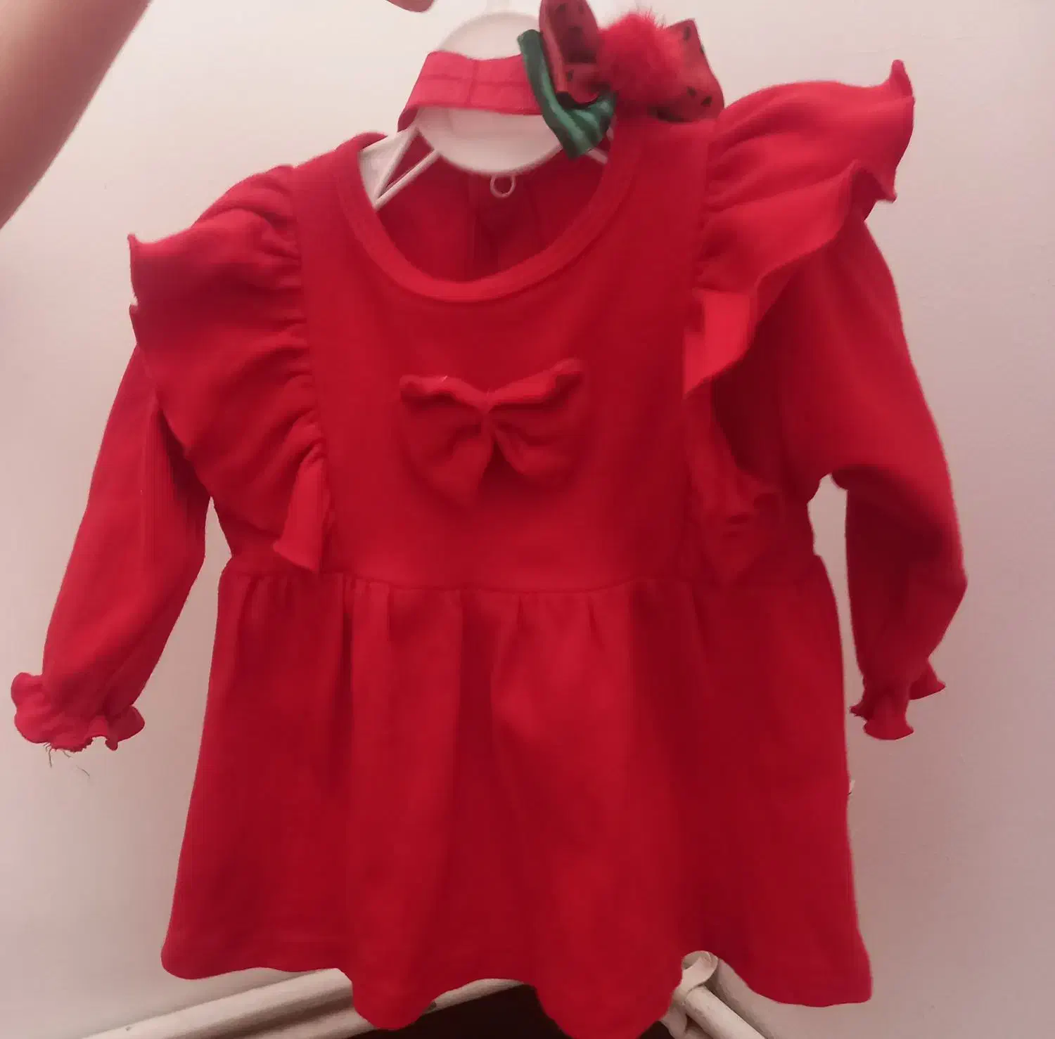 یک عدد لباس یلدایی با هد به فروش میرسد|کفش و لباس بچه|یزد, |دیوار