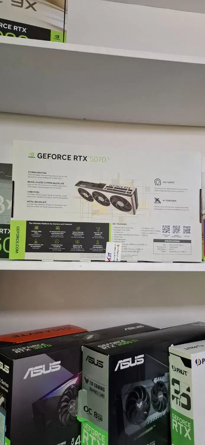 کارت گرافیک  RTX 5070 Ti 16G Inspire 3X OC  مشاهده|قطعات و لوازم جانبی رایانه|تهران, سلسبیل شمالی|دیوار