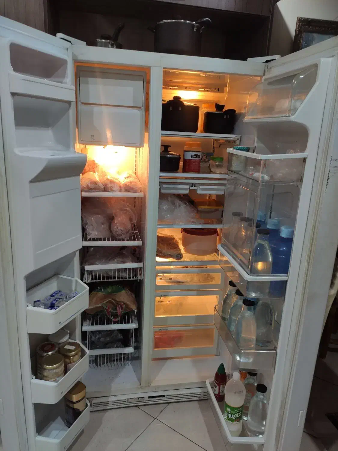 یخچال ساید بای ساید آمریکایی جنرال الکتریک پرفایل|یخچال و فریزر|نسیم‌شهر, |دیوار