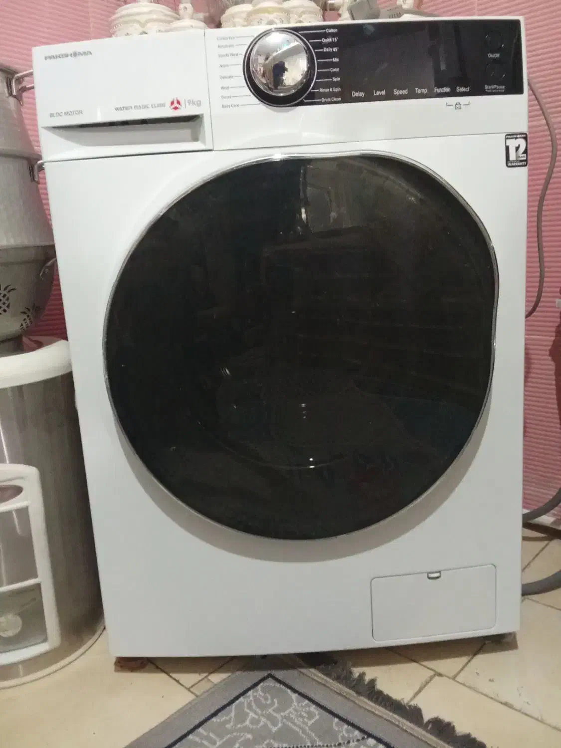 ماشین لباسشویی خشک کن 9کیلویی|ماشین لباسشویی و خشککن لباس|تربتحیدریه, بالا ولایت|دیوار