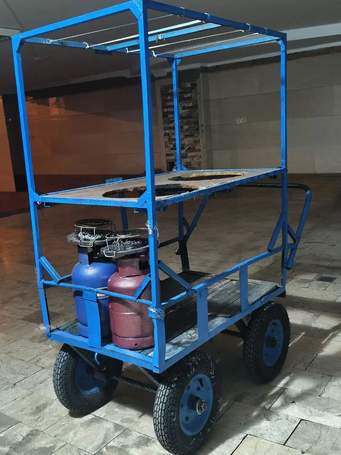 گاری با چرخ های لاستیکی|ابزارآلات|تهران, گمرک|دیوار