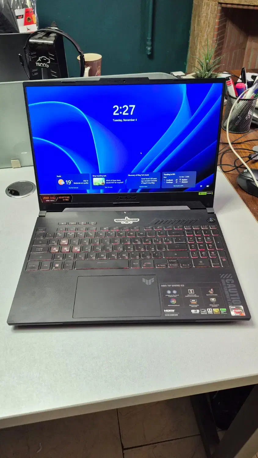 لپتاپ Asus tuf gaming a15 fa507nv|رایانه همراه|رشت, اسماعیل آباد|دیوار