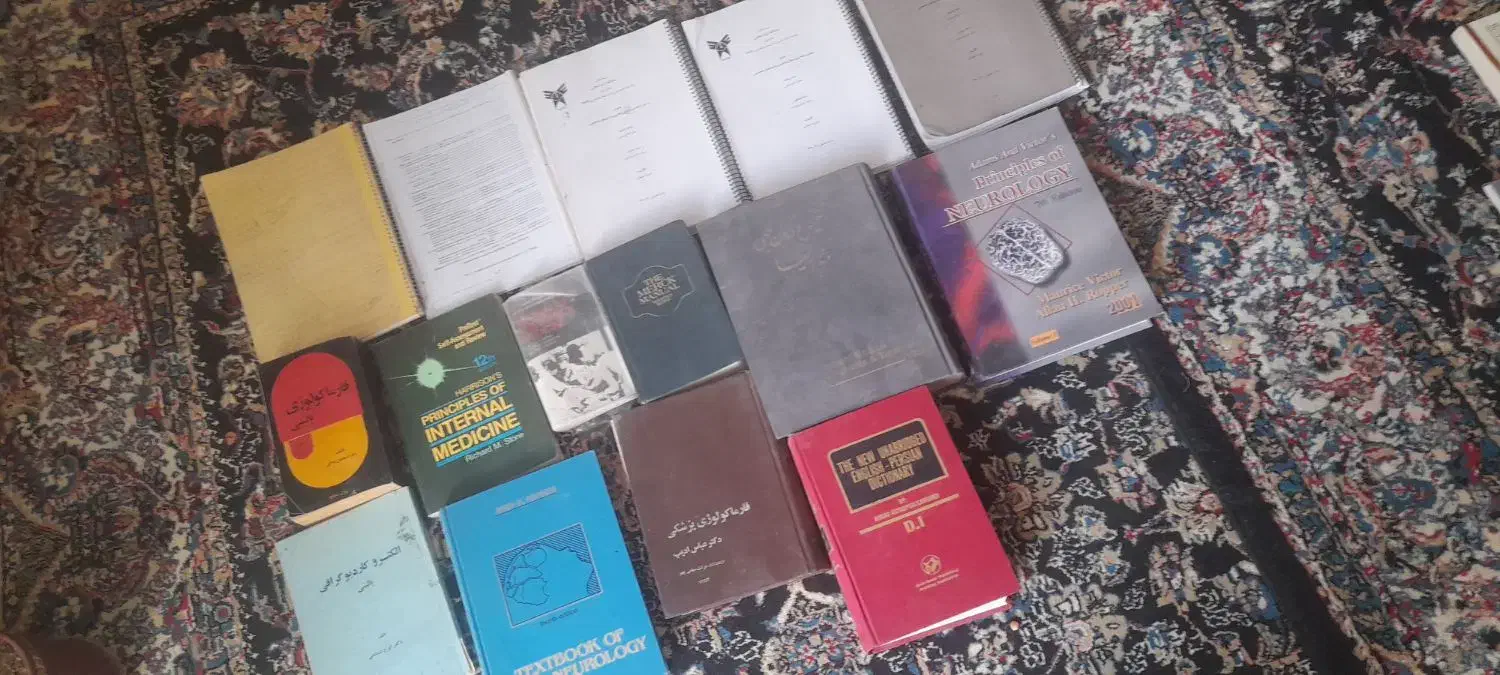 جزو کتاب پایان نامه پزشکی قدیمی|کتاب و مجله تاریخی|رفسنجان, |دیوار
