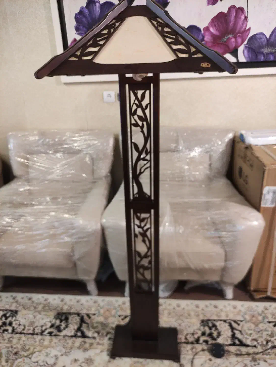 آباژور چوبی|چراغ خواب و آباژور|تهران, شهرک فرهنگیان|دیوار