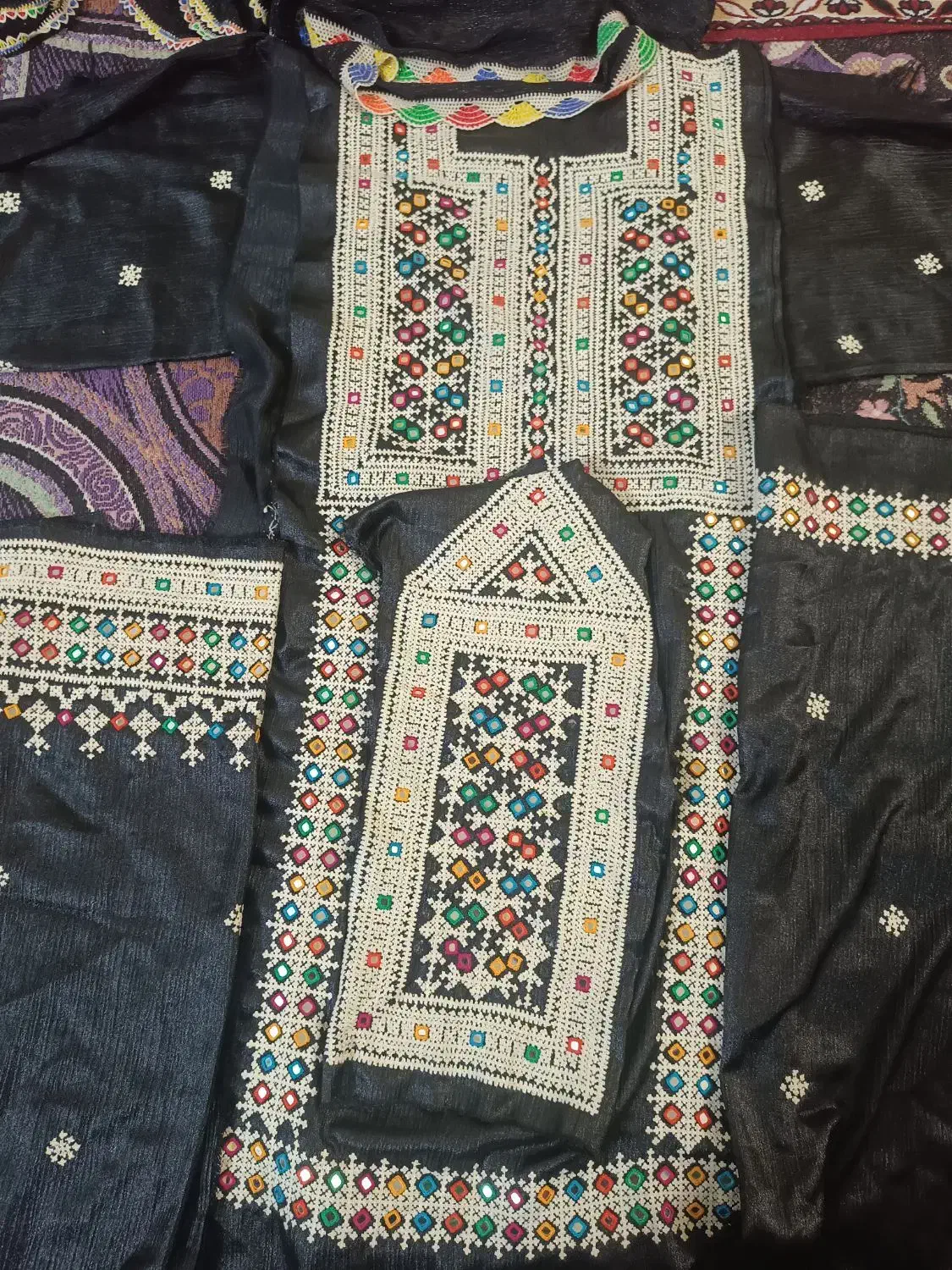 لباس زنانه بلوچی پلیوار|لباس|چابهار, |دیوار