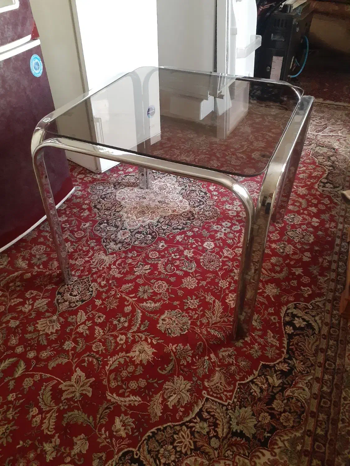 میز صبحانه تمام استیل|میز و صندلی غذاخوری|بروجن, |دیوار