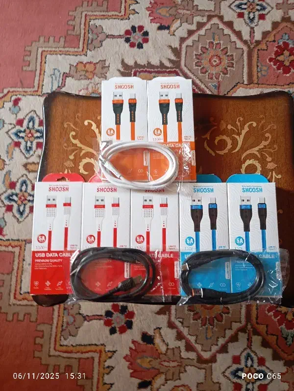 کابل شارژر تایپ c|لوازم جانبی موبایل و تبلت|اهواز, کوی نیرو|دیوار