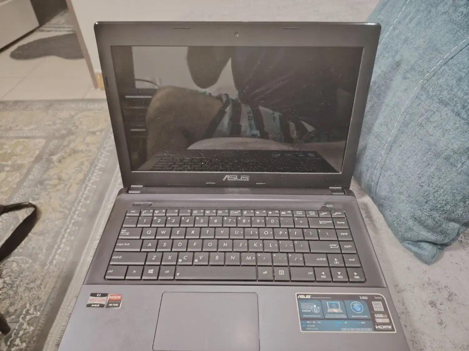 لپ تاپ asus x45u در حد نو|رایانه همراه|تهران, ائمه اطهار|دیوار