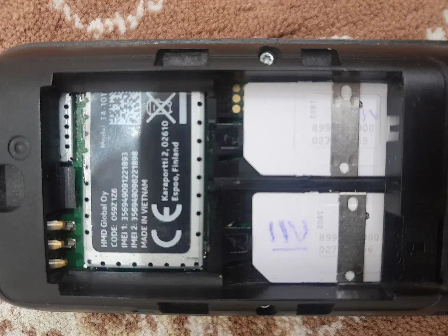 گوشی نوکیا اصل ۱۳۰ دوربین دار دو سیم کارت|موبایل|اصفهان, احمدآباد|دیوار