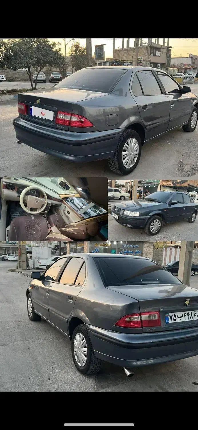 سمند ال ایکس خشک ماشین تهران|خودرو سواری و وانت|دهدشت, |دیوار