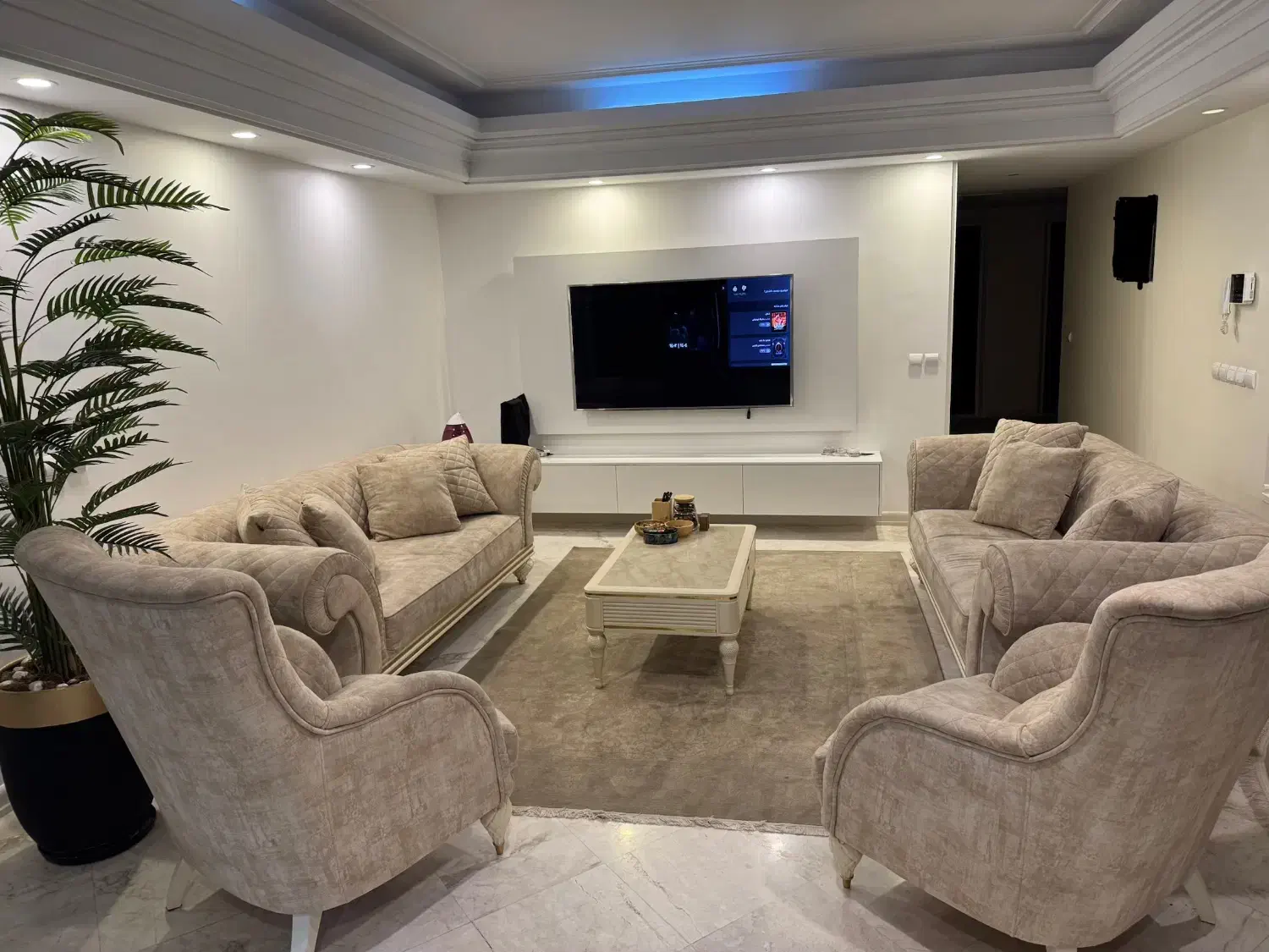 مبل راحتی ۸نفره|مبلمان خانگی و میز عسلی|تهران, سعادت‌آباد|دیوار